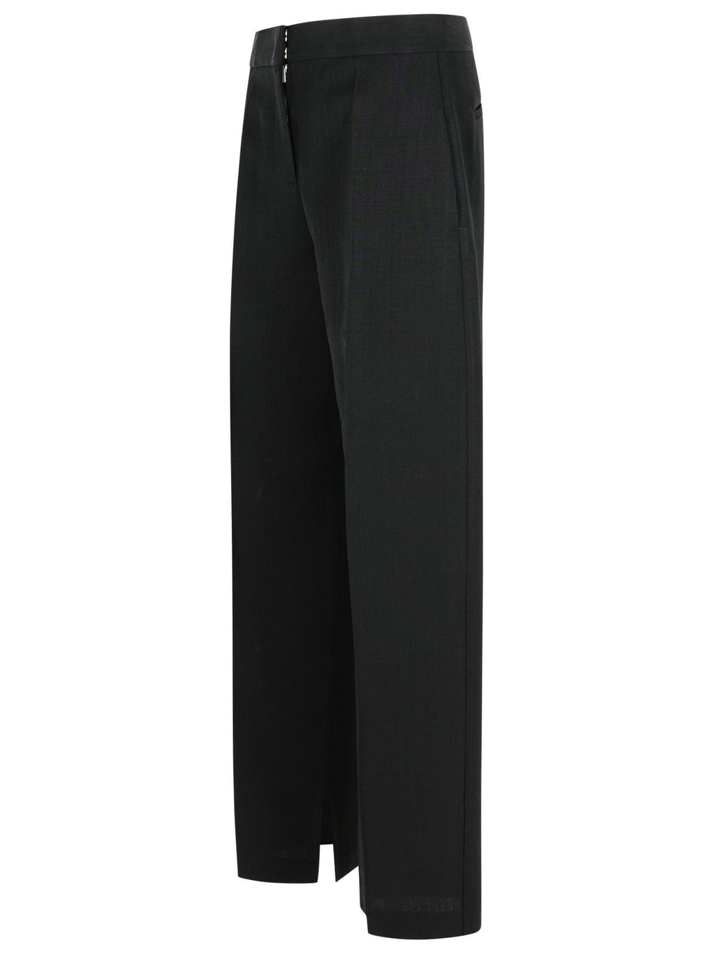 Jil Sander Black Viscose Blend Trousers Women