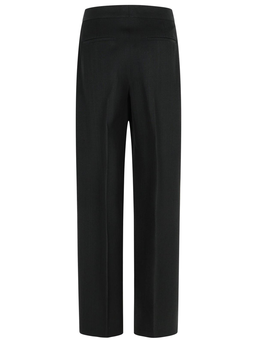 Jil Sander Black Viscose Blend Trousers Women