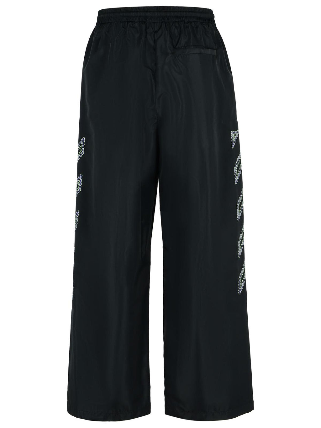 Off-White Track' Black Polyamide Pants Men