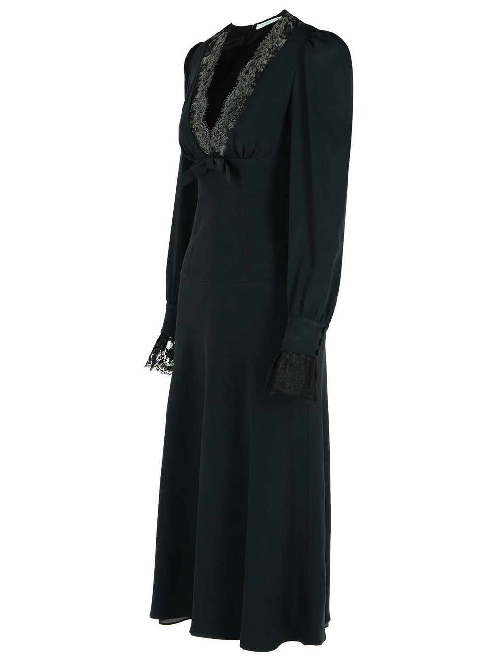 Alessandra Rich Dress In Black Acetate Blend Women