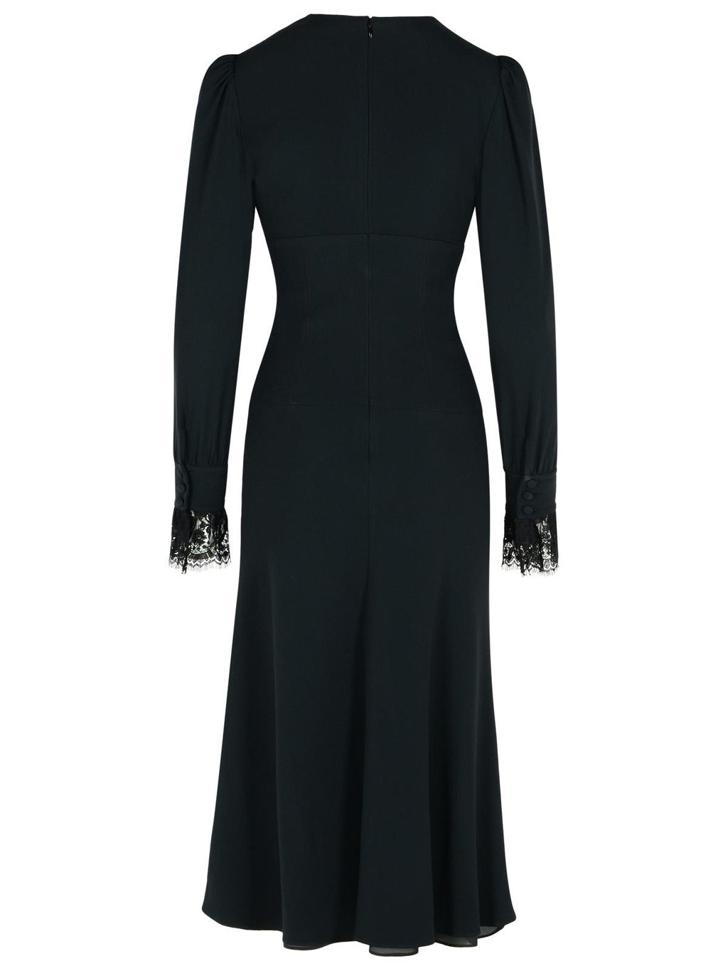 Alessandra Rich Dress In Black Acetate Blend Women