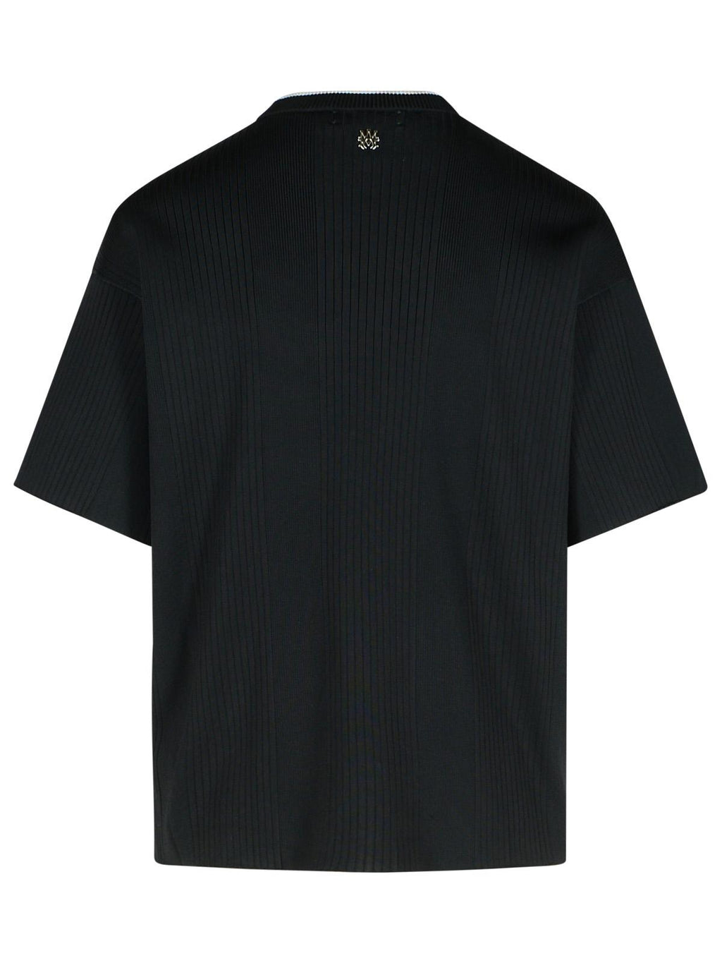Amiri 'Jazz' Black Viscose Blend T-Shirt Men