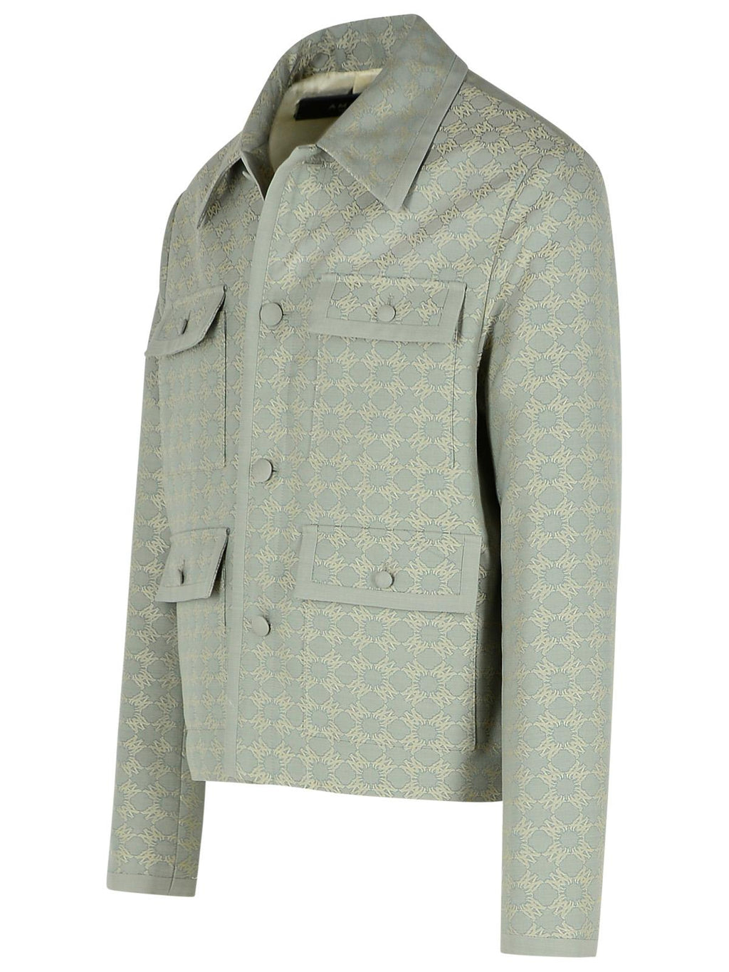 Amiri Light Blue Cotton Blend Jacket Men