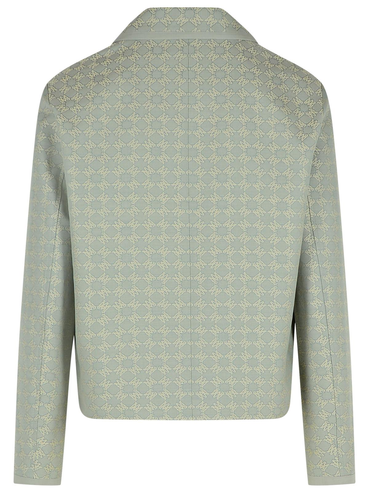 Amiri Light Blue Cotton Blend Jacket Men