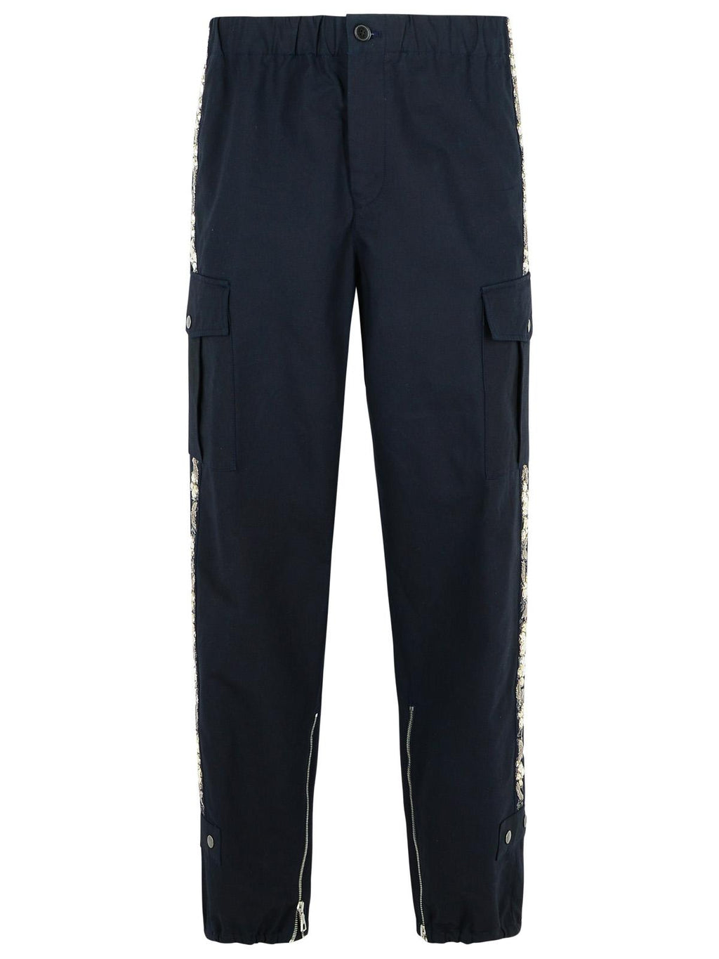 Dries Van Noten 'Pebb' Navy Cotton Pants Men