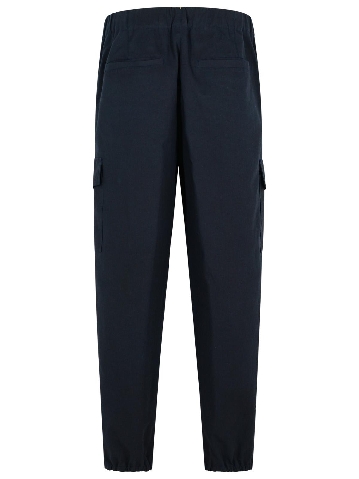 Dries Van Noten 'Pebb' Navy Cotton Pants Men