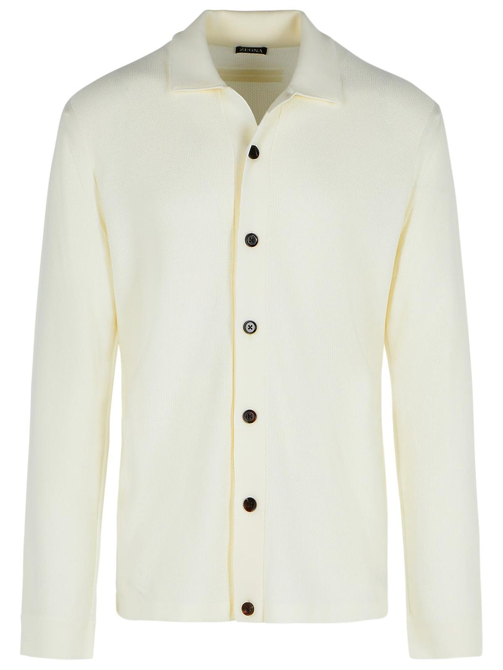 Zegna Ivory Wool Sweater Men