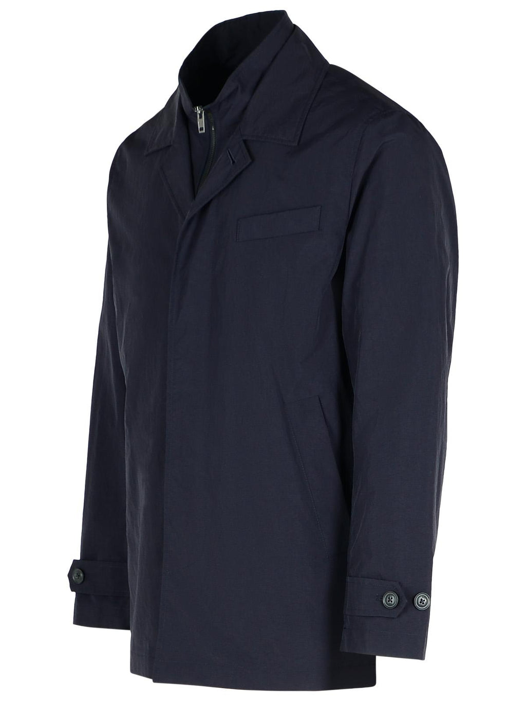Fay 'Morning' Navy Polyamide Jacket Men
