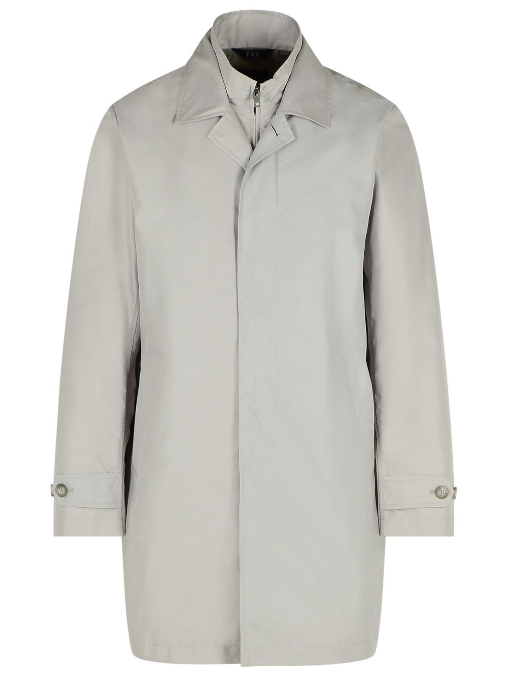 Fay 'Morning' Grey Polyester Parka Men
