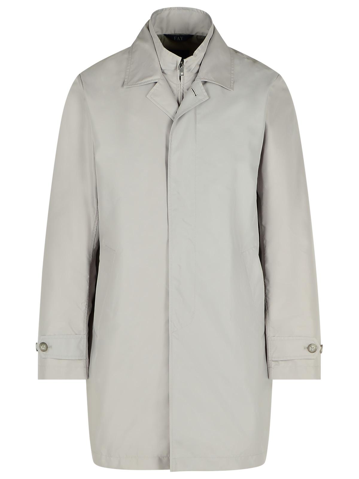 Fay 'Morning' Grey Polyester Parka Men
