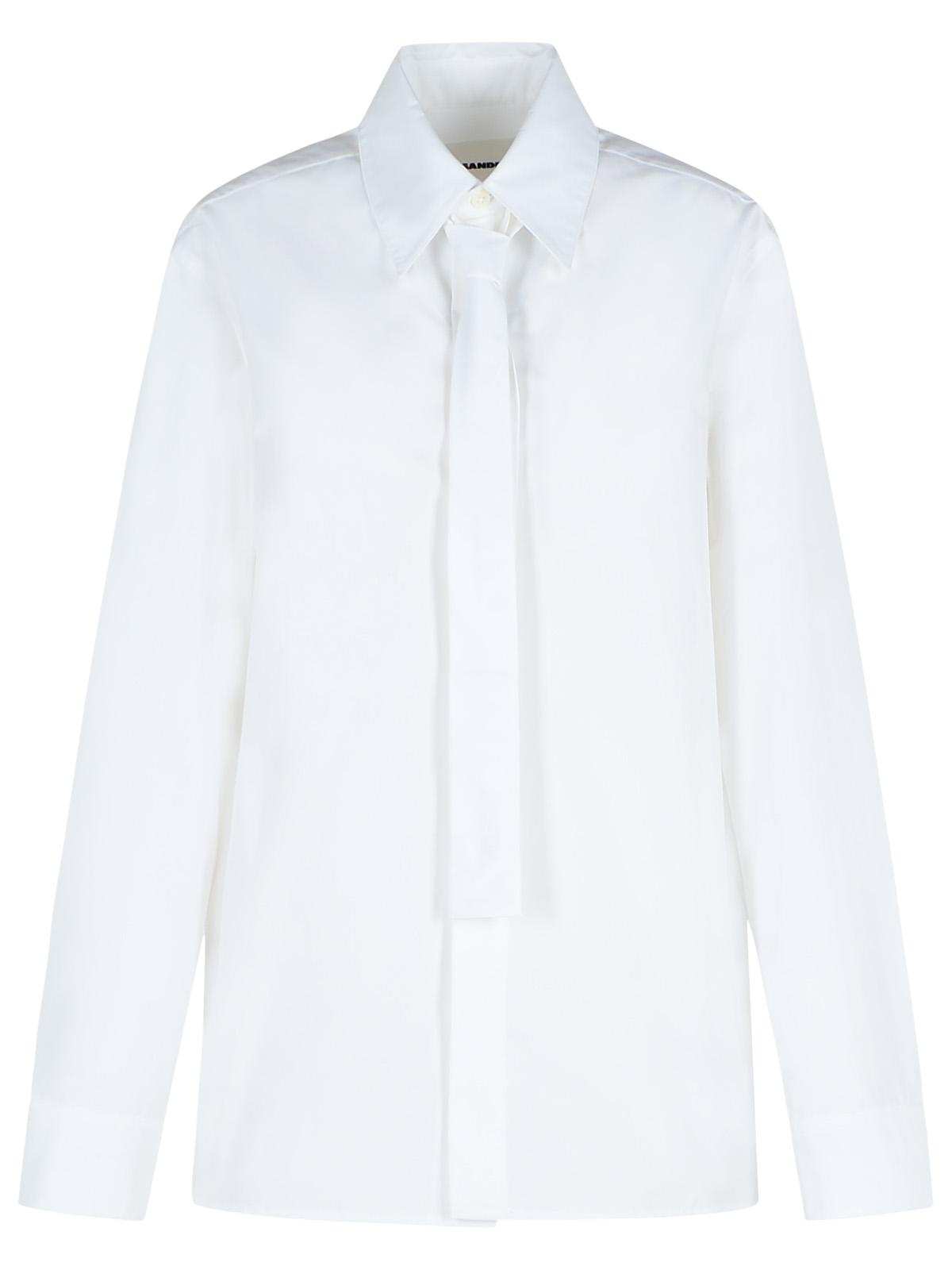 Jil Sander White Cotton Shirt Men