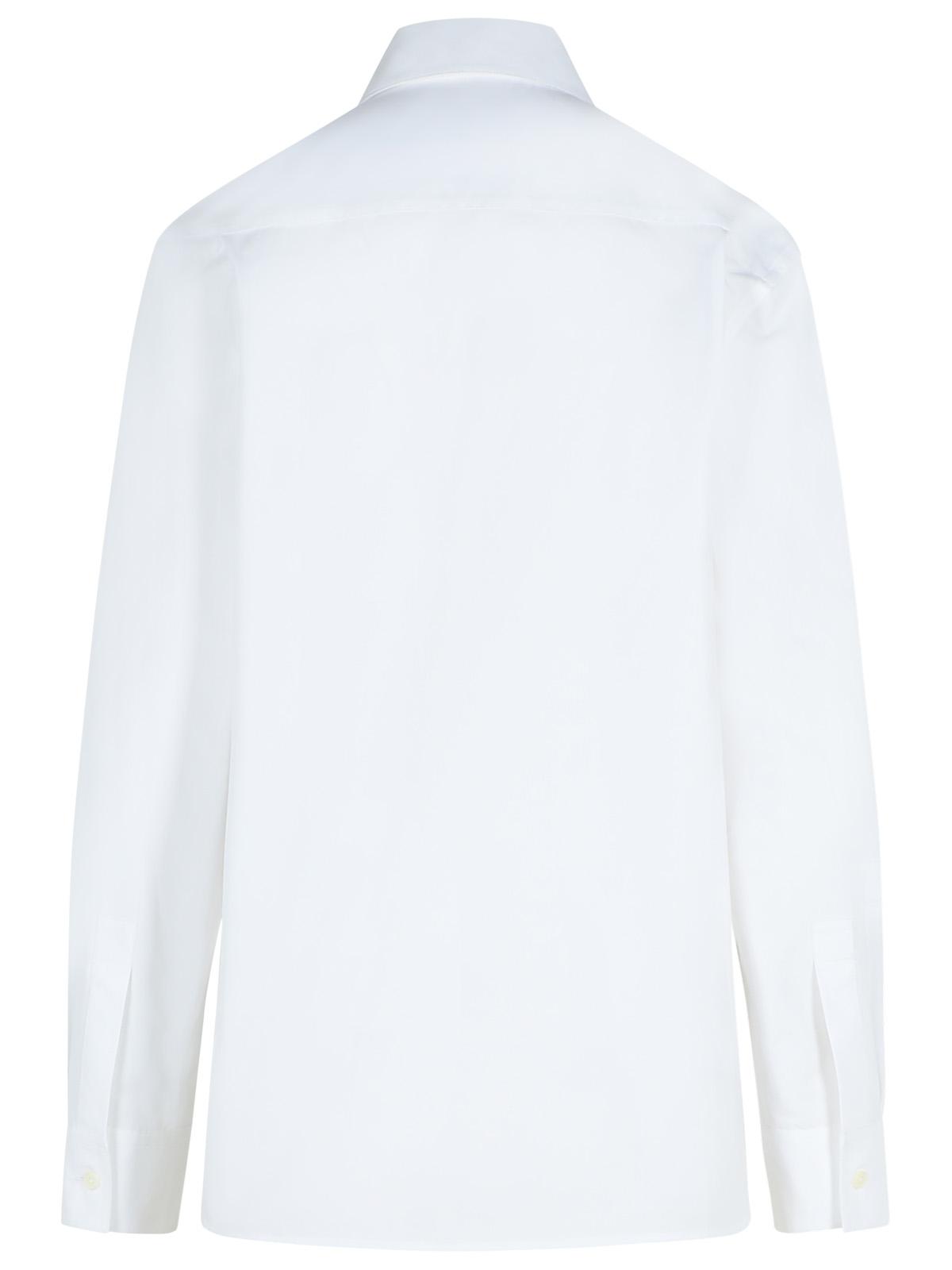 Jil Sander White Cotton Shirt Men