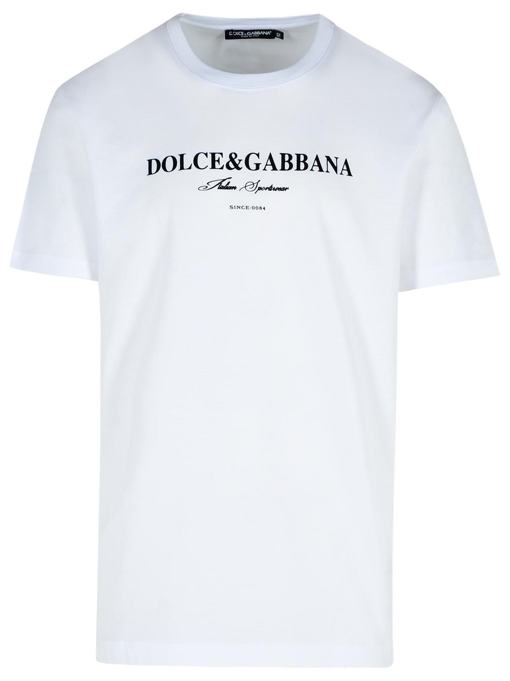 Dolce & Gabbana White Cotton T-Shirt Men