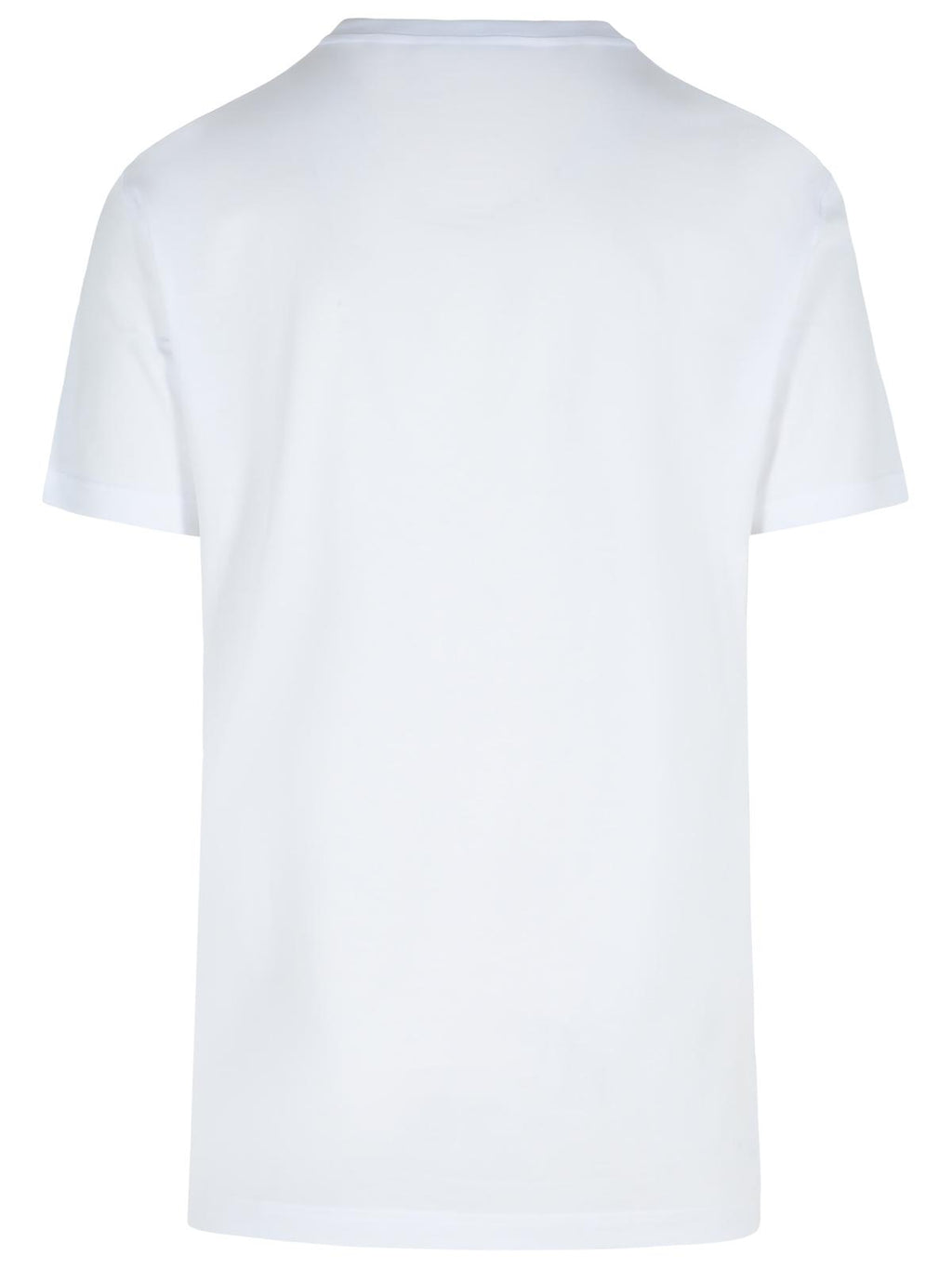 Dolce & Gabbana White Cotton T-Shirt Men