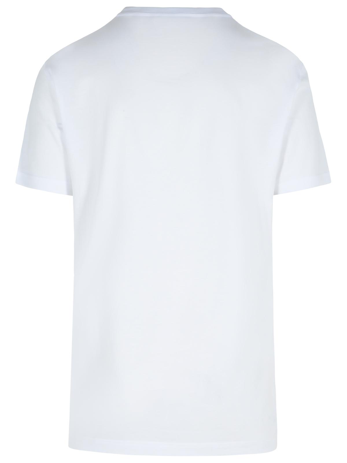 Dolce & Gabbana White Cotton T-Shirt Men
