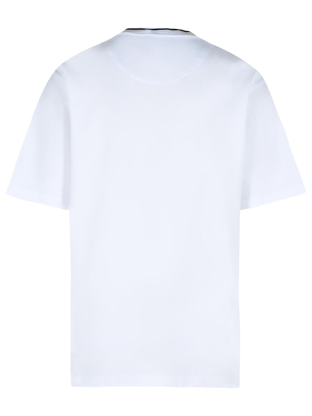Dolce & Gabbana White Cotton Piquet T-Shirt Men