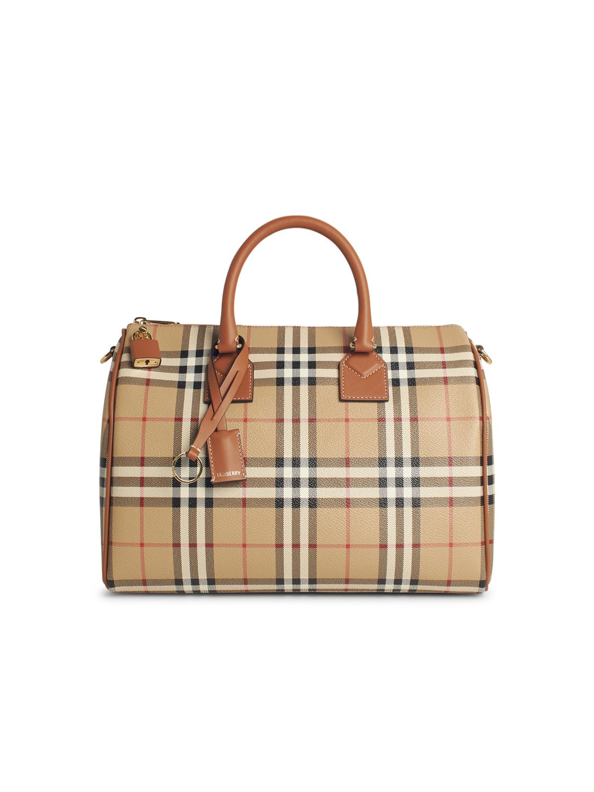 Burberry 'Bowling' Beige Leather Bag Women