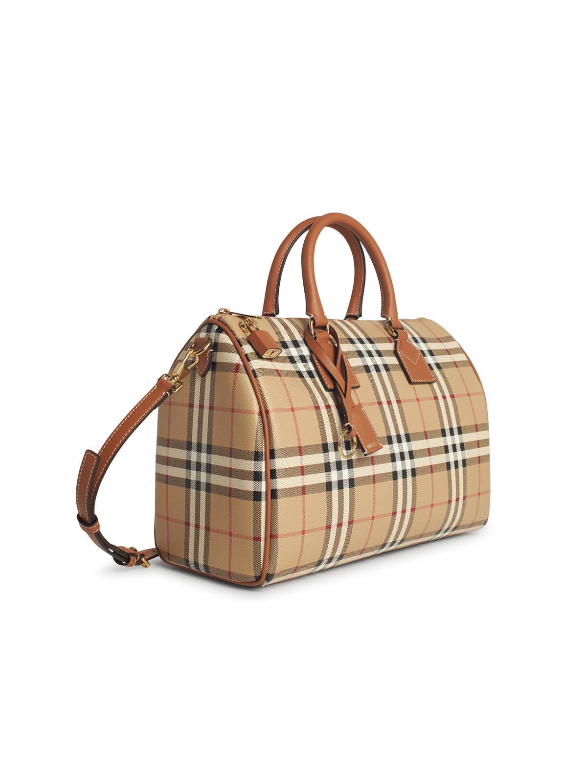 Burberry 'Bowling' Beige Leather Bag Women
