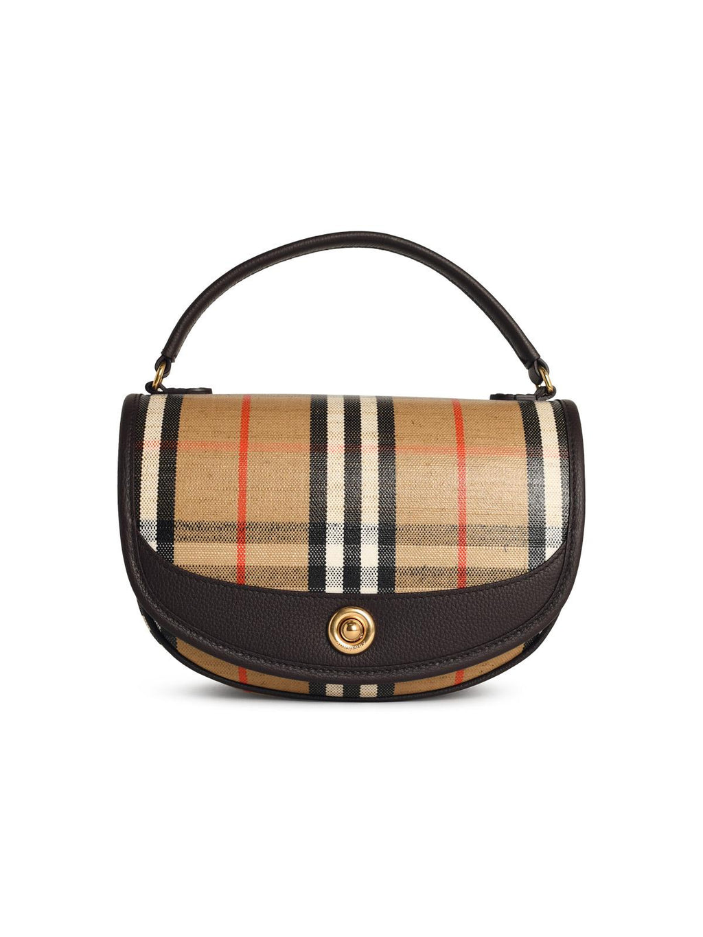 Burberry 'Highlands' Sand Cotton Blend Crossbody Bag Women