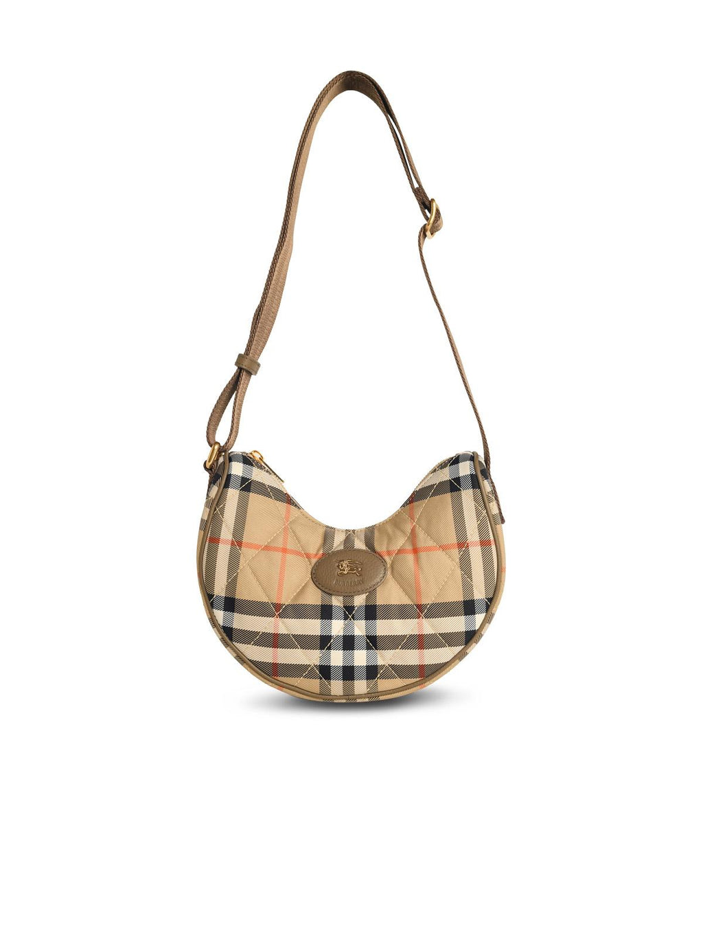 Burberry 'Horseshoe' Crossbody Bag In Sand Polyamide Women