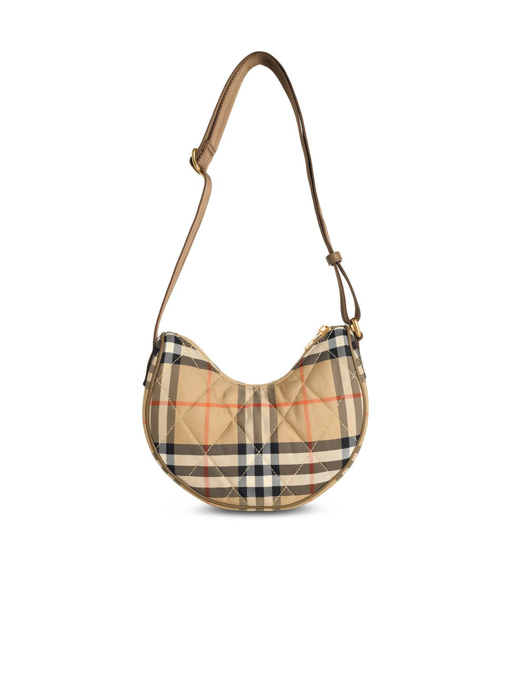 Burberry 'Horseshoe' Crossbody Bag In Sand Polyamide Women