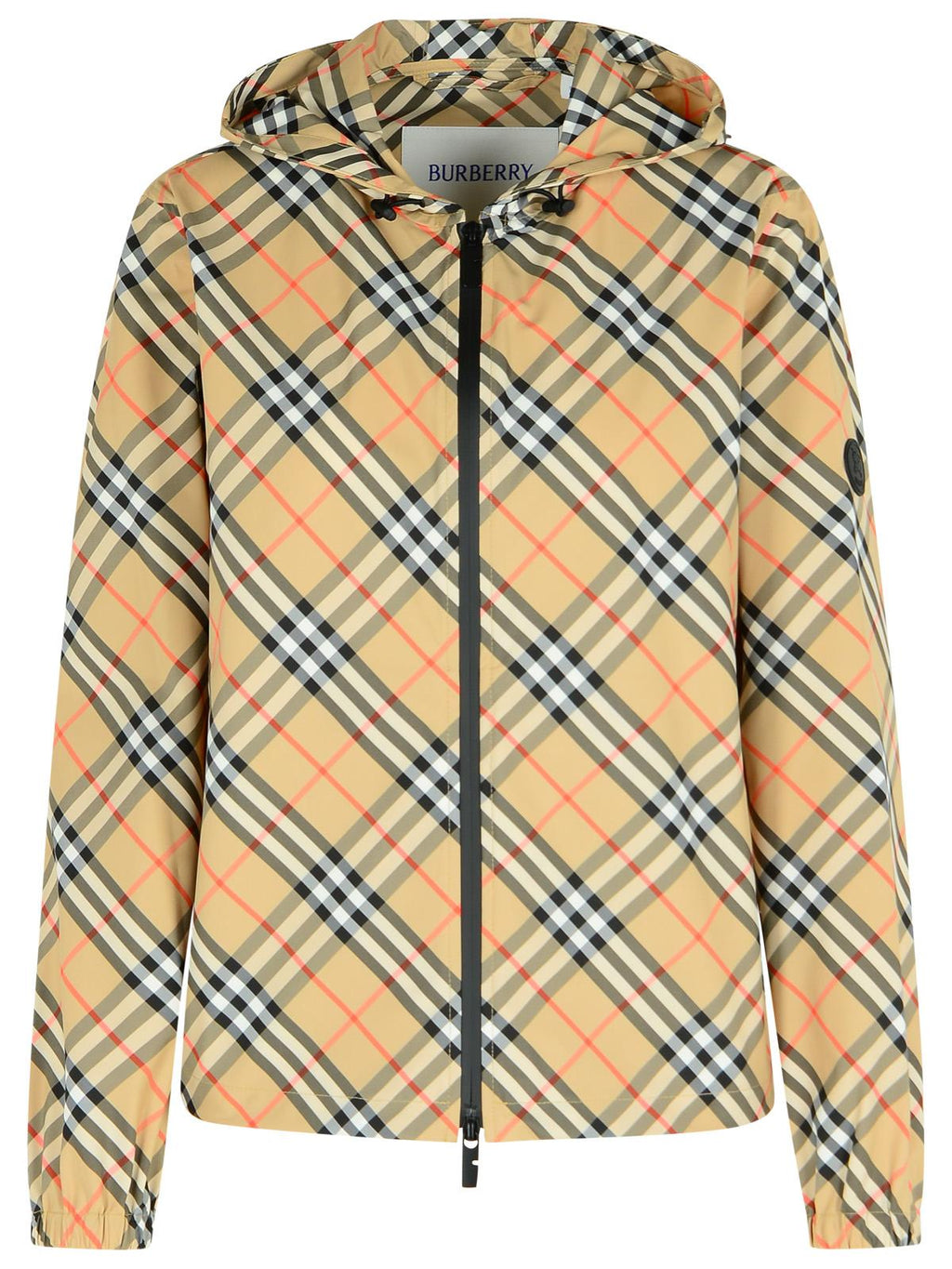 Burberry 'Salcombe' Hooded Jacket In Polyester Sabbia Women