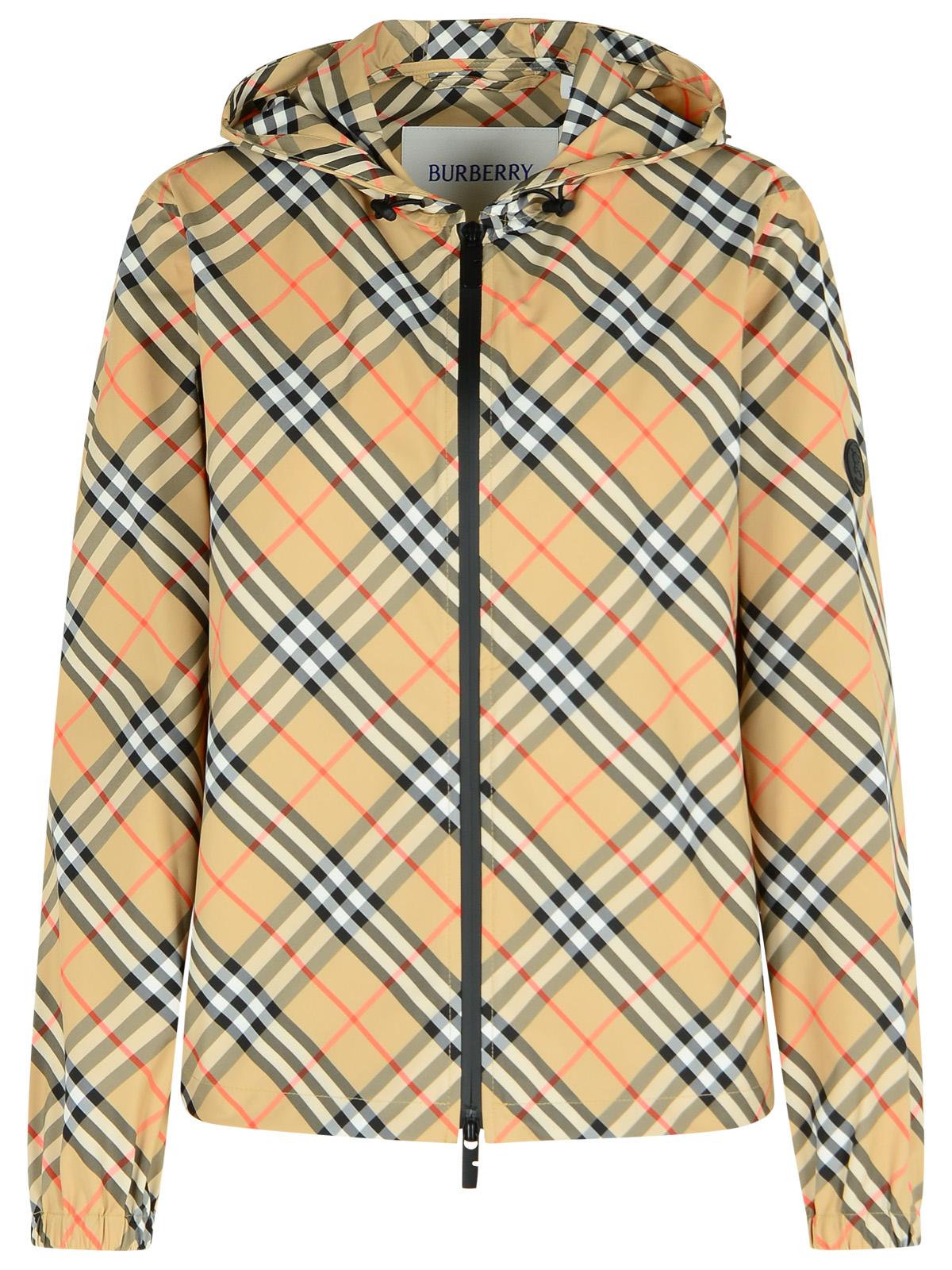Burberry 'Salcombe' Hooded Jacket In Polyester Sabbia Women