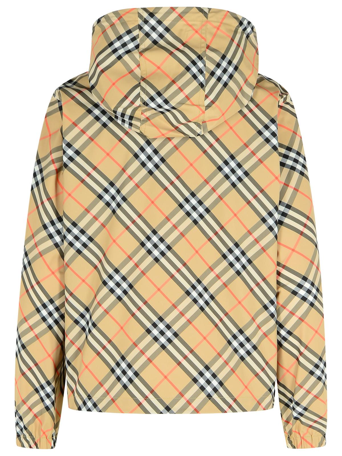 Burberry 'Salcombe' Hooded Jacket In Polyester Sabbia Women