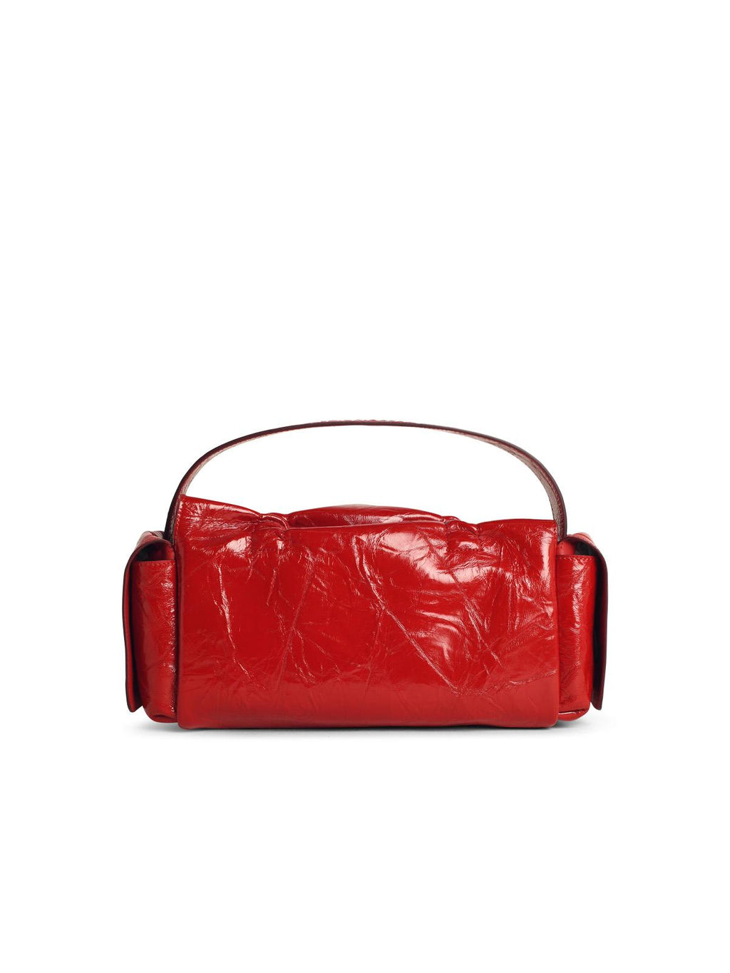Acne Studios 'Multipocket' Shiny Red Leather Bag Women