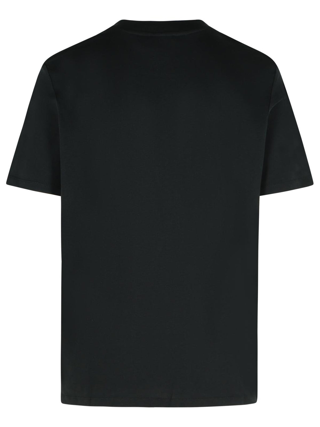 Balmain Black Cotton T-Shirt Men