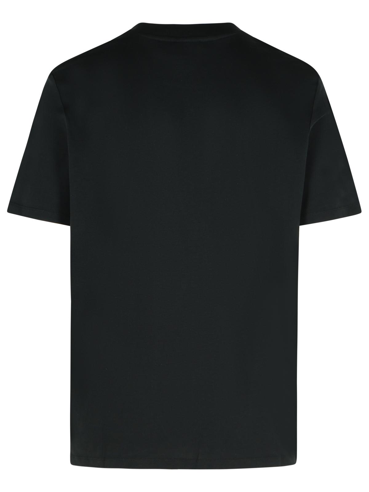 Balmain Black Cotton T-Shirt Men