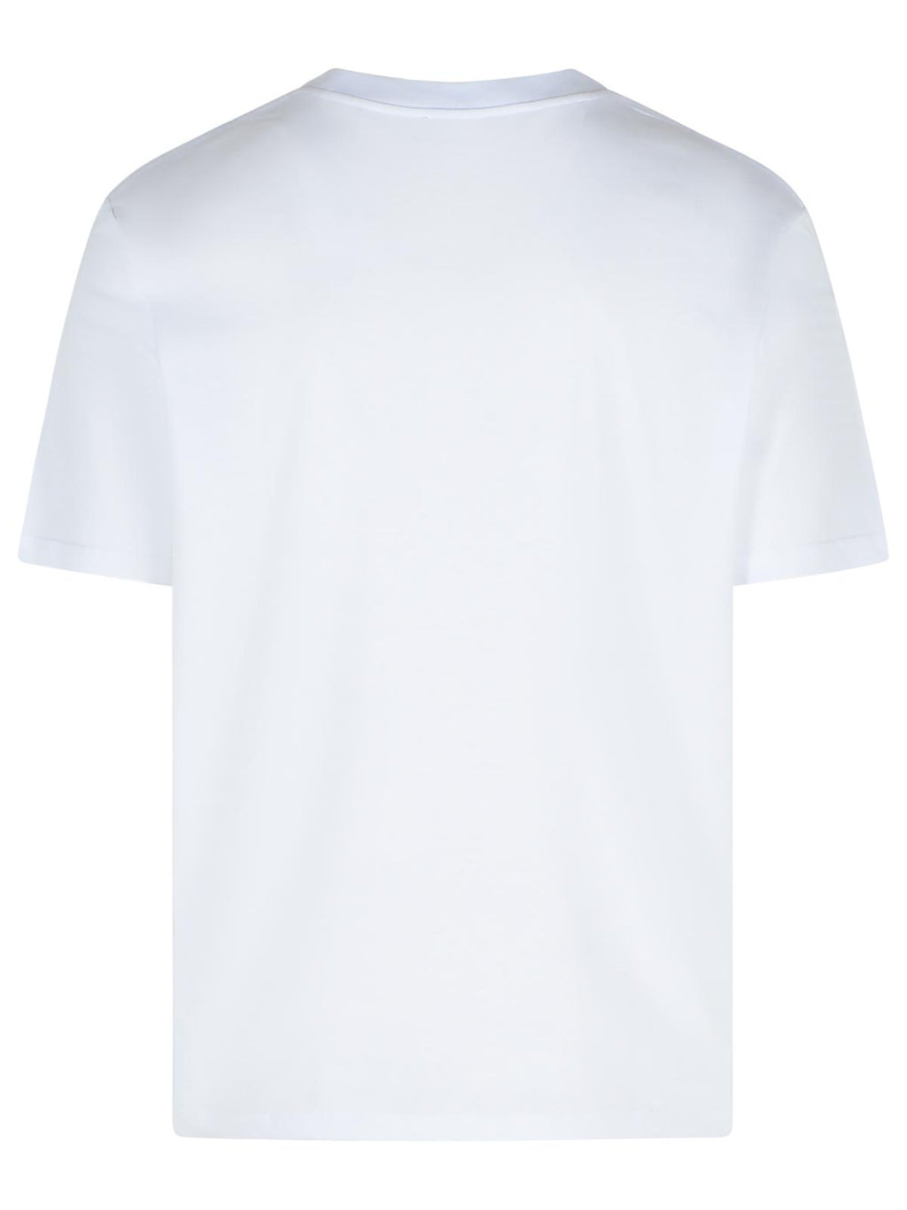 Balmain White Cotton T-Shirt Men