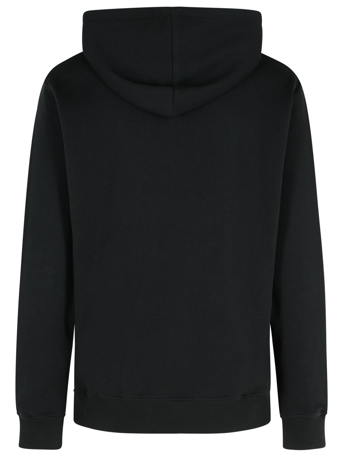 Balmain Black Cotton Sweatshirt Men