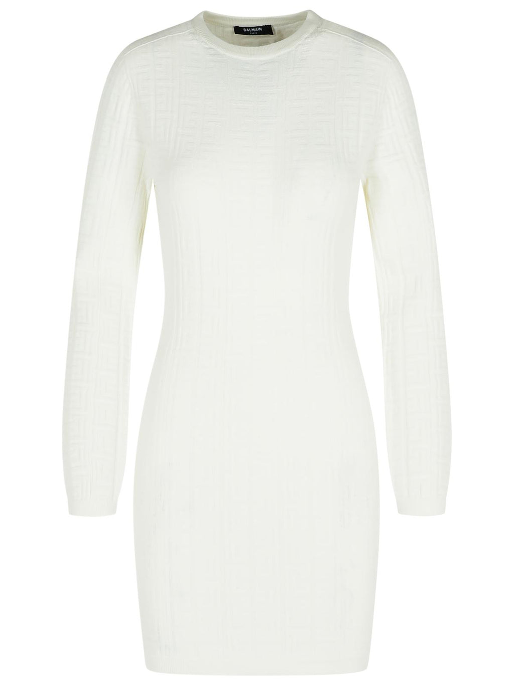 Balmain White Viscose Blend Dress Women