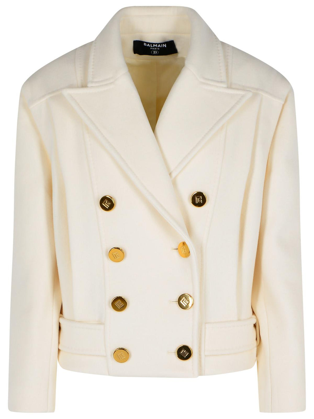 Balmain Short 'Caban' Virgin Wool And Cashmere Jacket Women