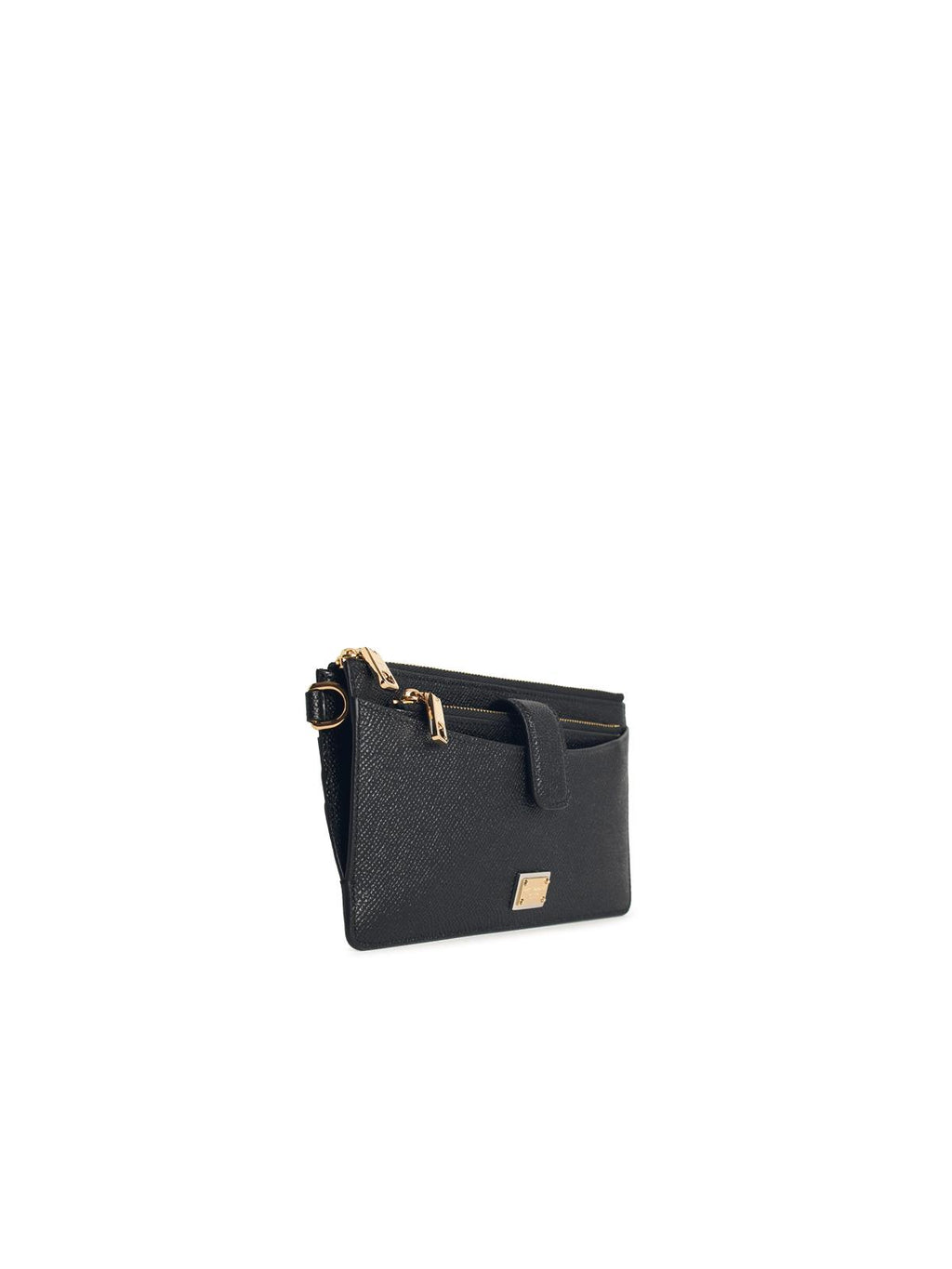 Dolce & Gabbana Black Leather Cardholder Women