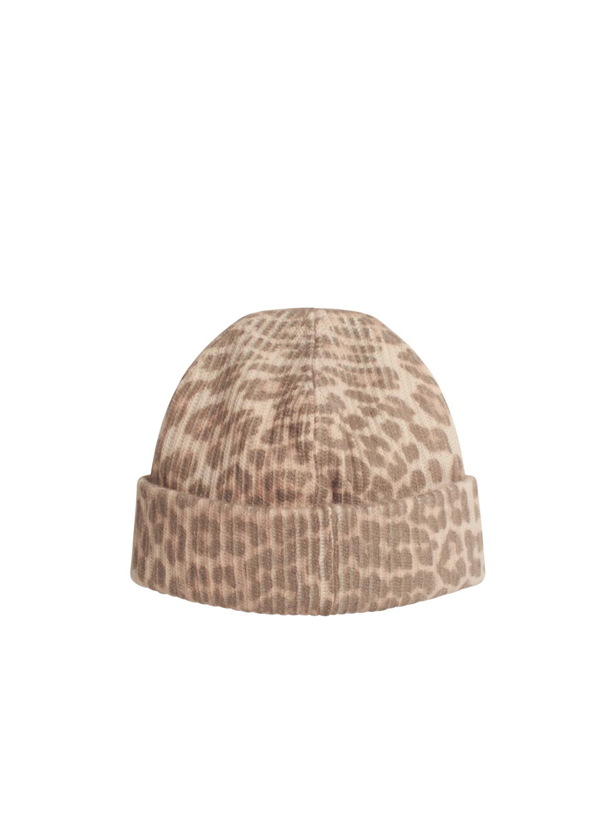 Ganni 'Leo' Multicoloured Wool Blend Beanie Women