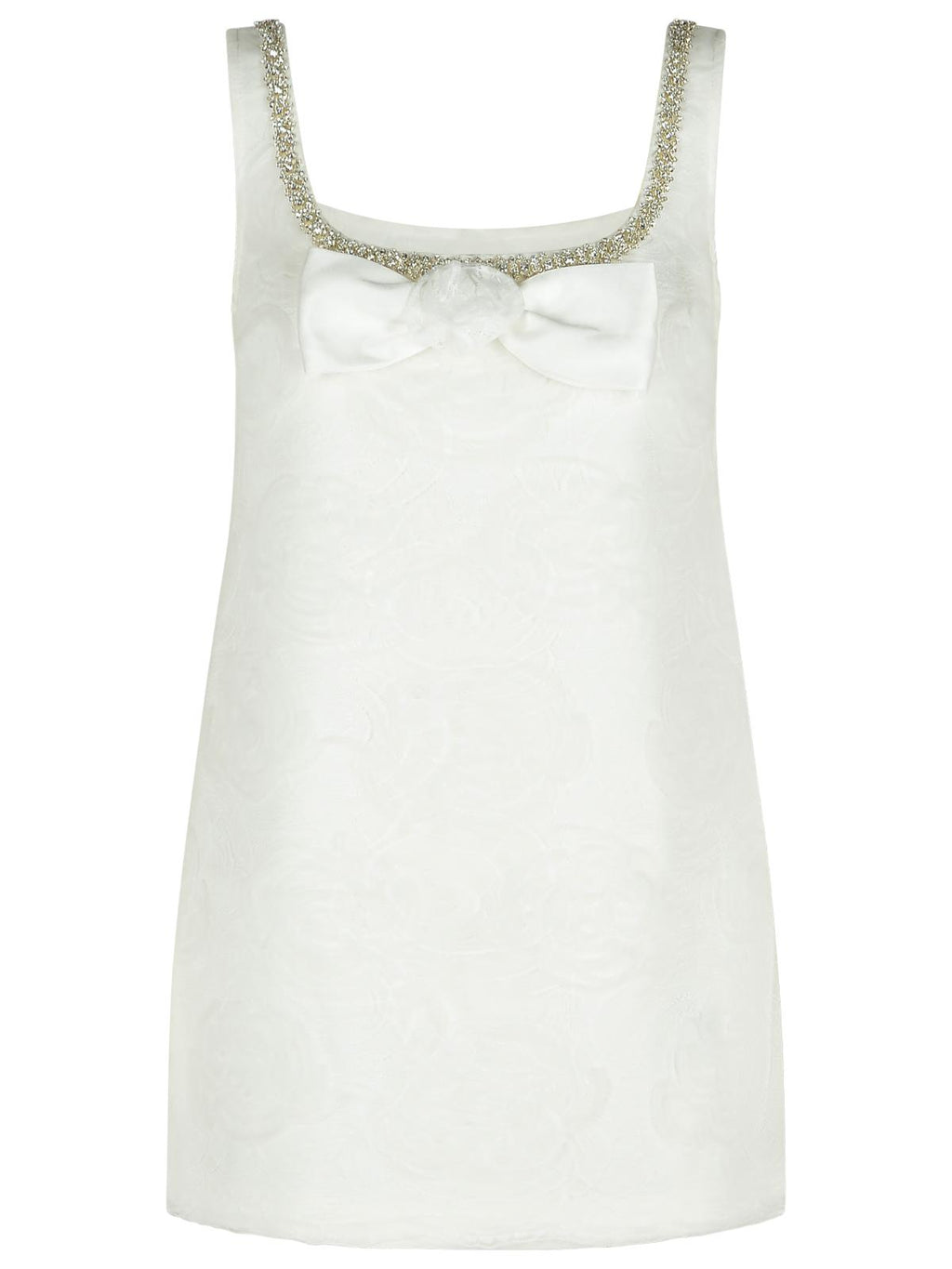 Self Portrait 'Tulle' White Polyamide Dress Women