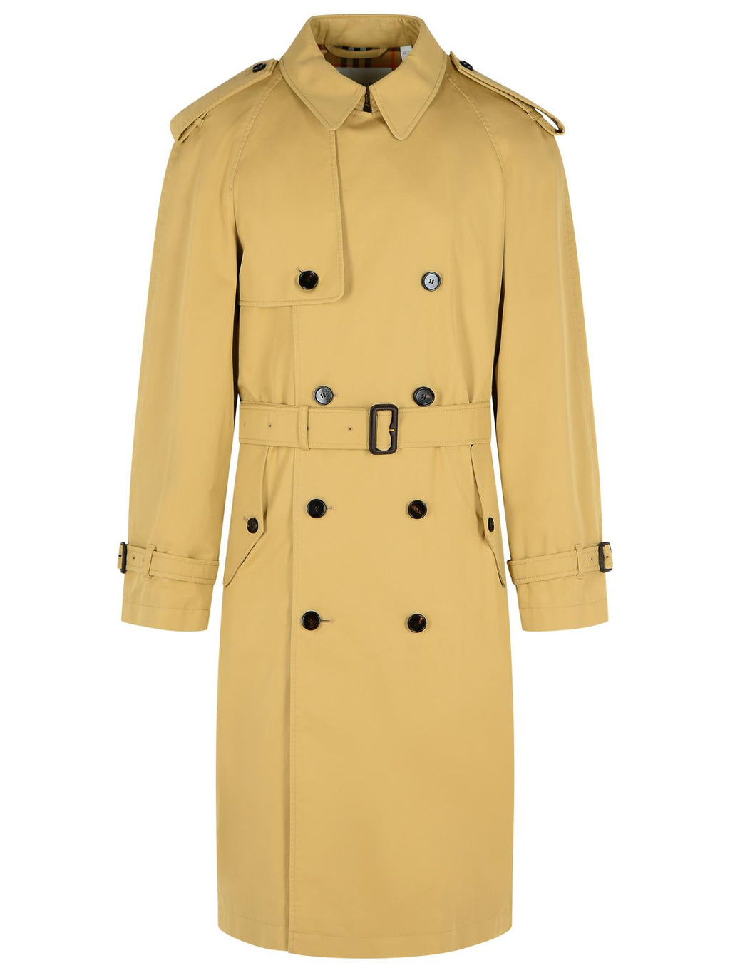 Burberry 'Highbury' Beige Cotton Trench Coat Men