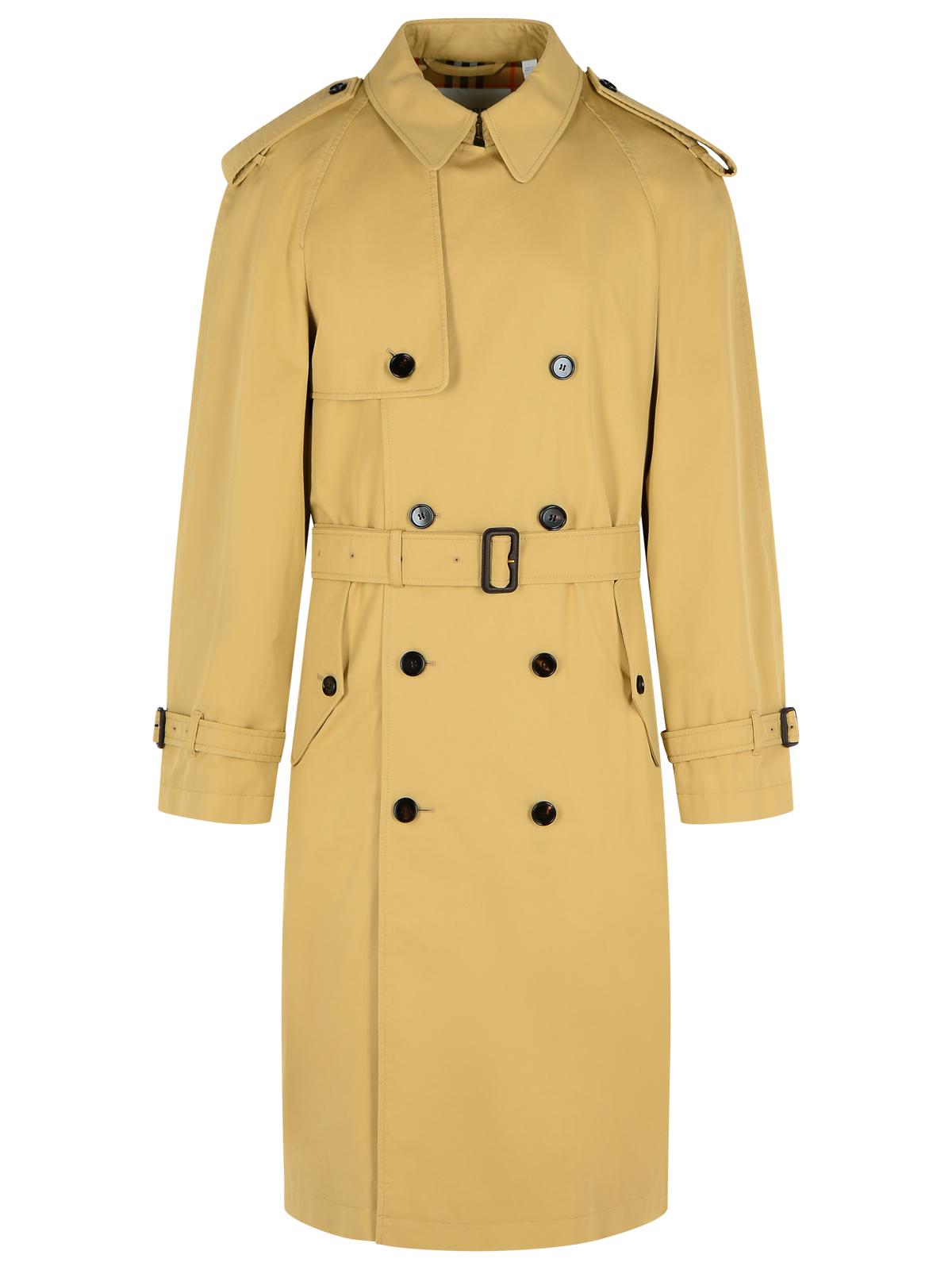 Burberry 'Highbury' Beige Cotton Trench Coat Men