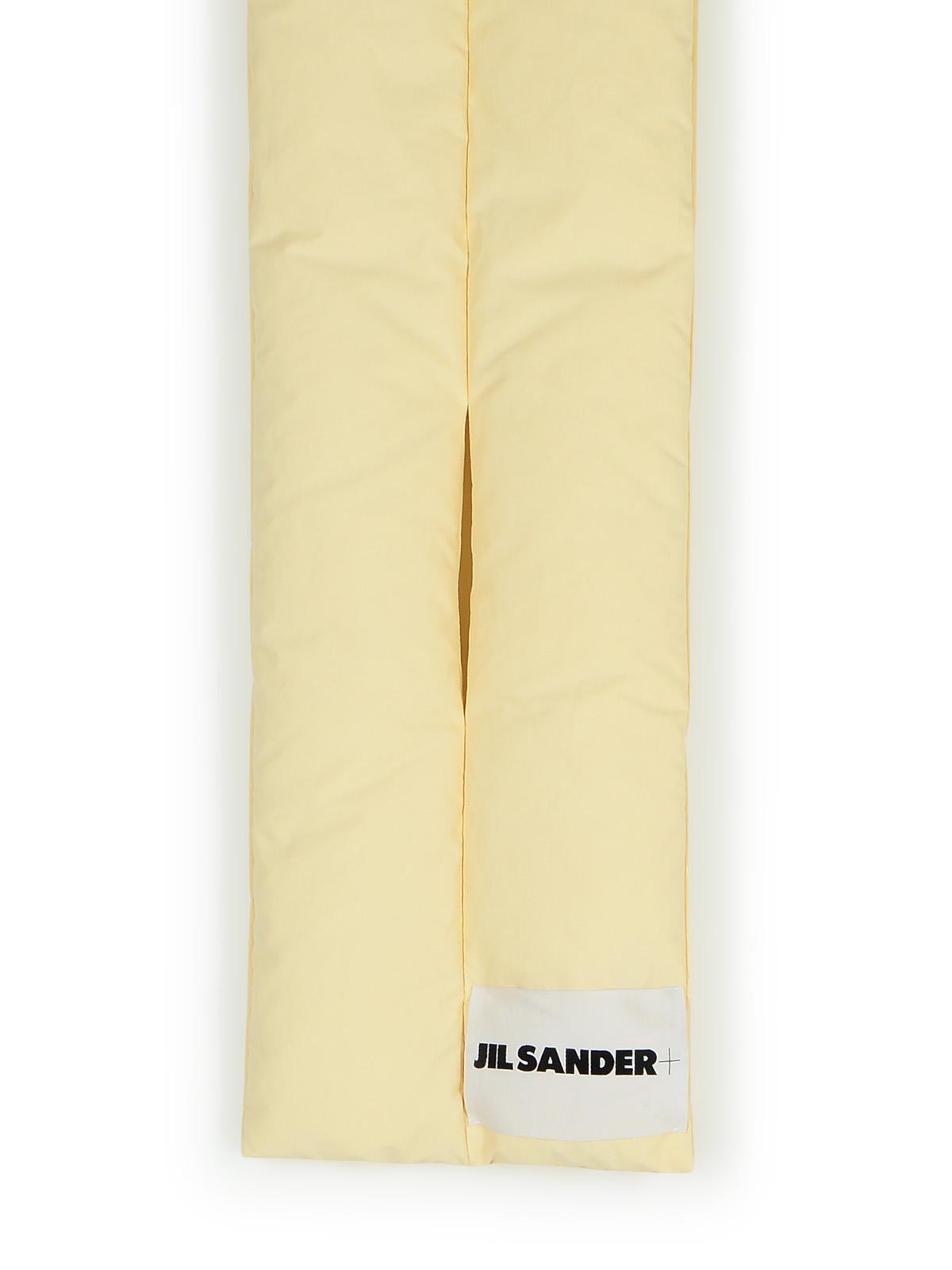 Jil Sander Ivory Polyester Scarf Men