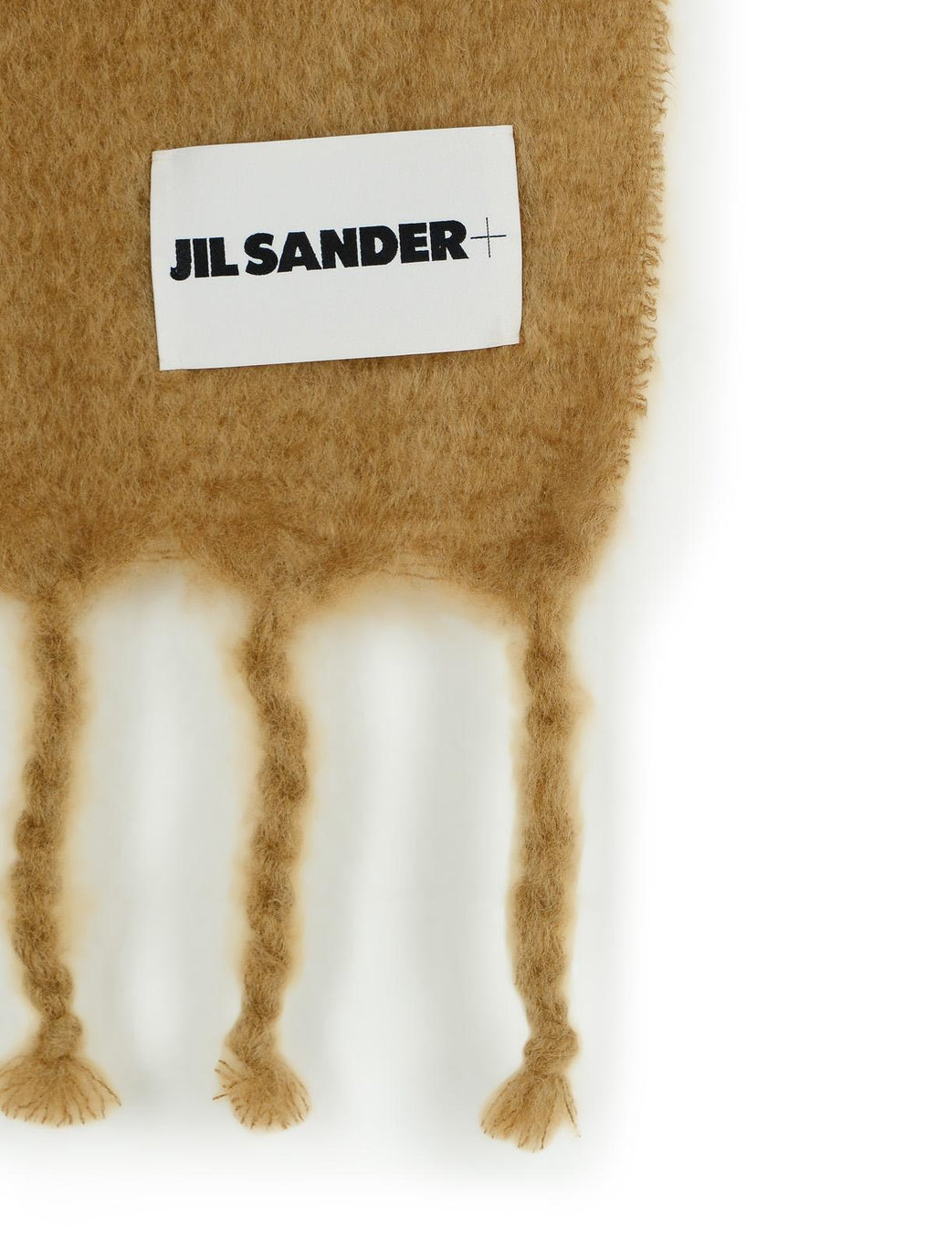Jil Sander Beige Mohair Blend Scarf Men