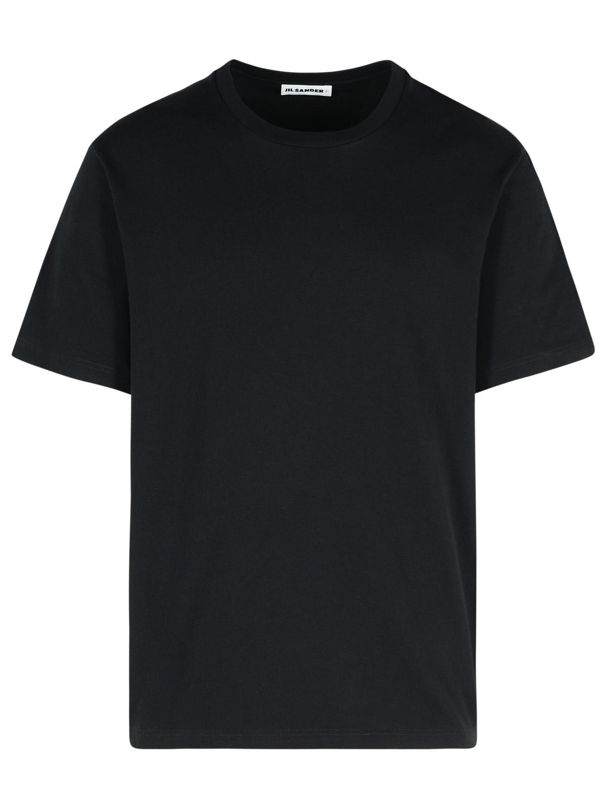 Jil Sander Black Cotton T-Shirt Men