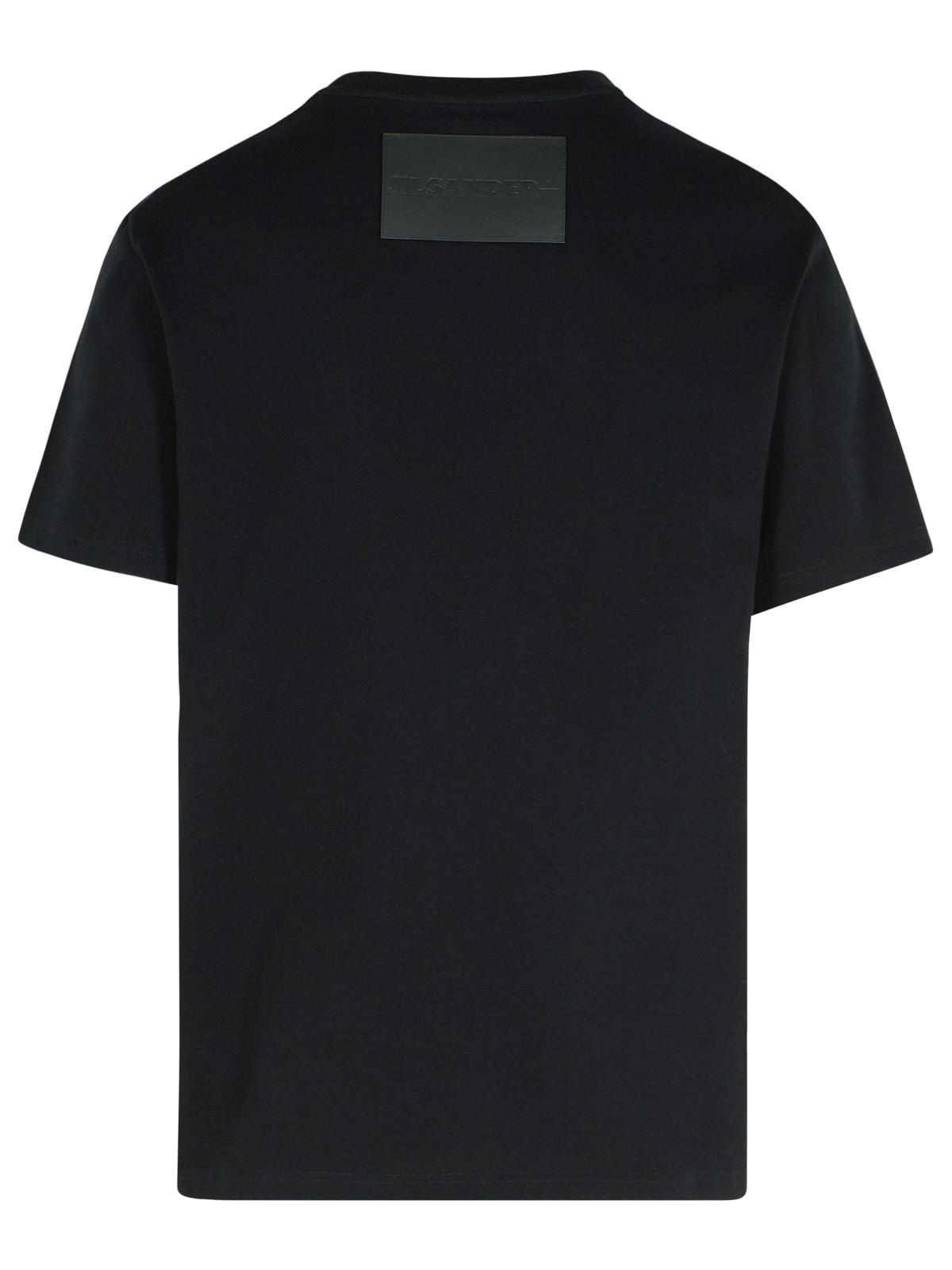 Jil Sander Black Cotton T-Shirt Men