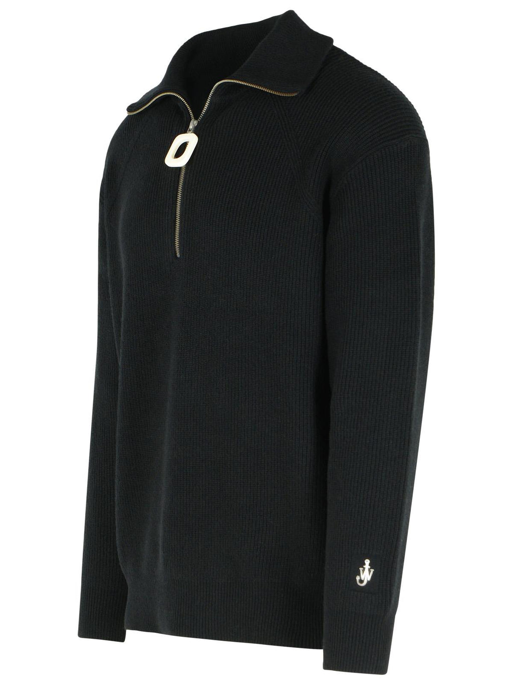 Jw Anderson Black Wool Blend Turtleneck Sweater Men