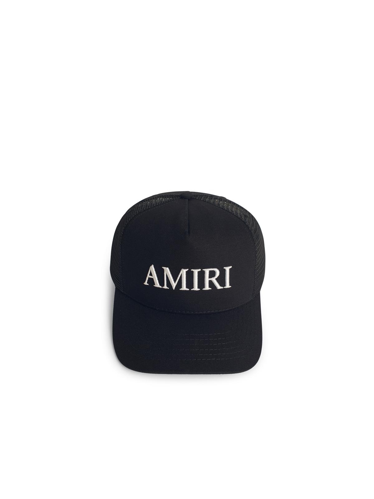 Amiri Black Cotton Cap Men