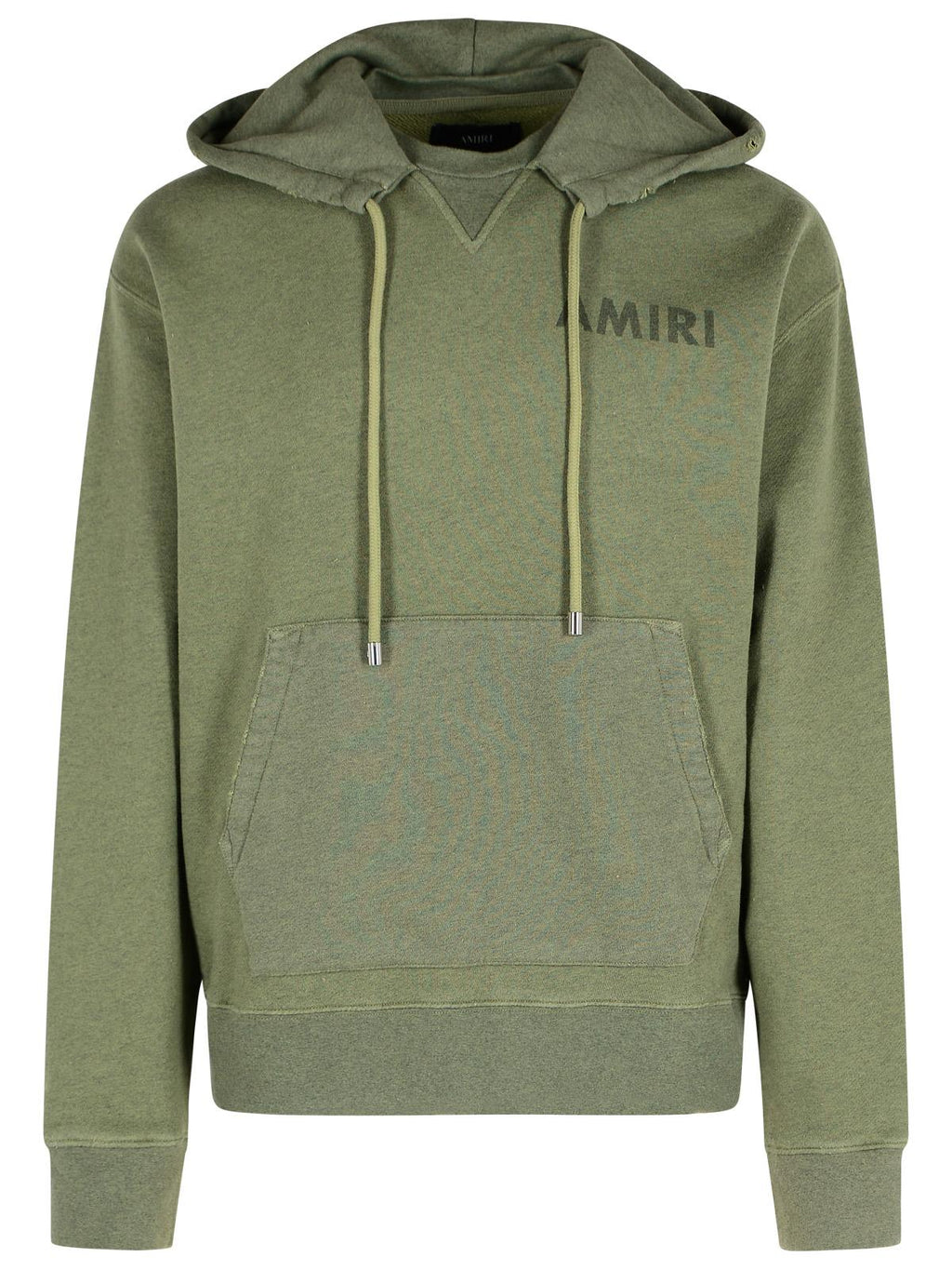 Amiri 'Stencil' Green Cotton Sweatshirt Men