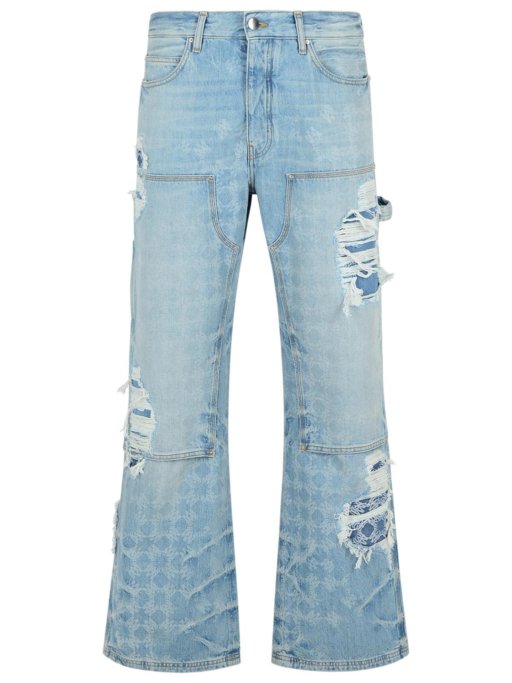 Amiri 'Carpenter' Light Blue Cotton Jeans Men