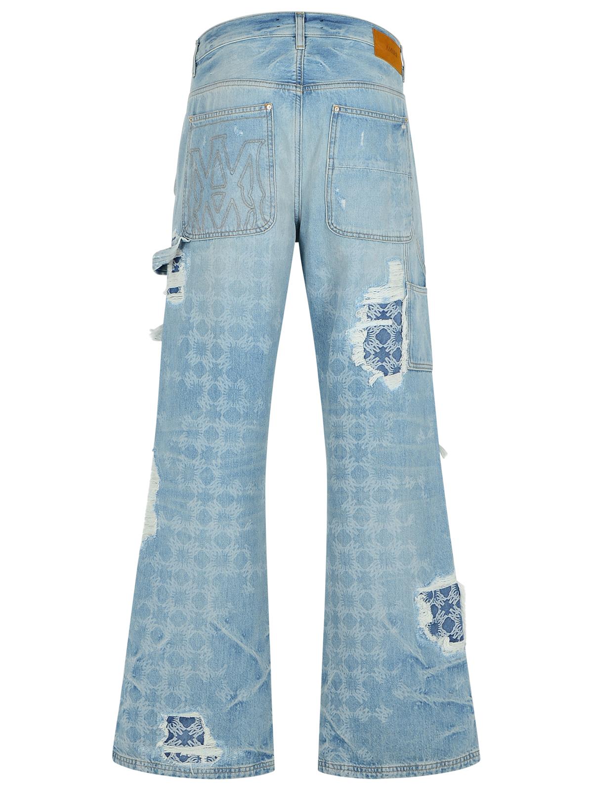 Amiri 'Carpenter' Light Blue Cotton Jeans Men