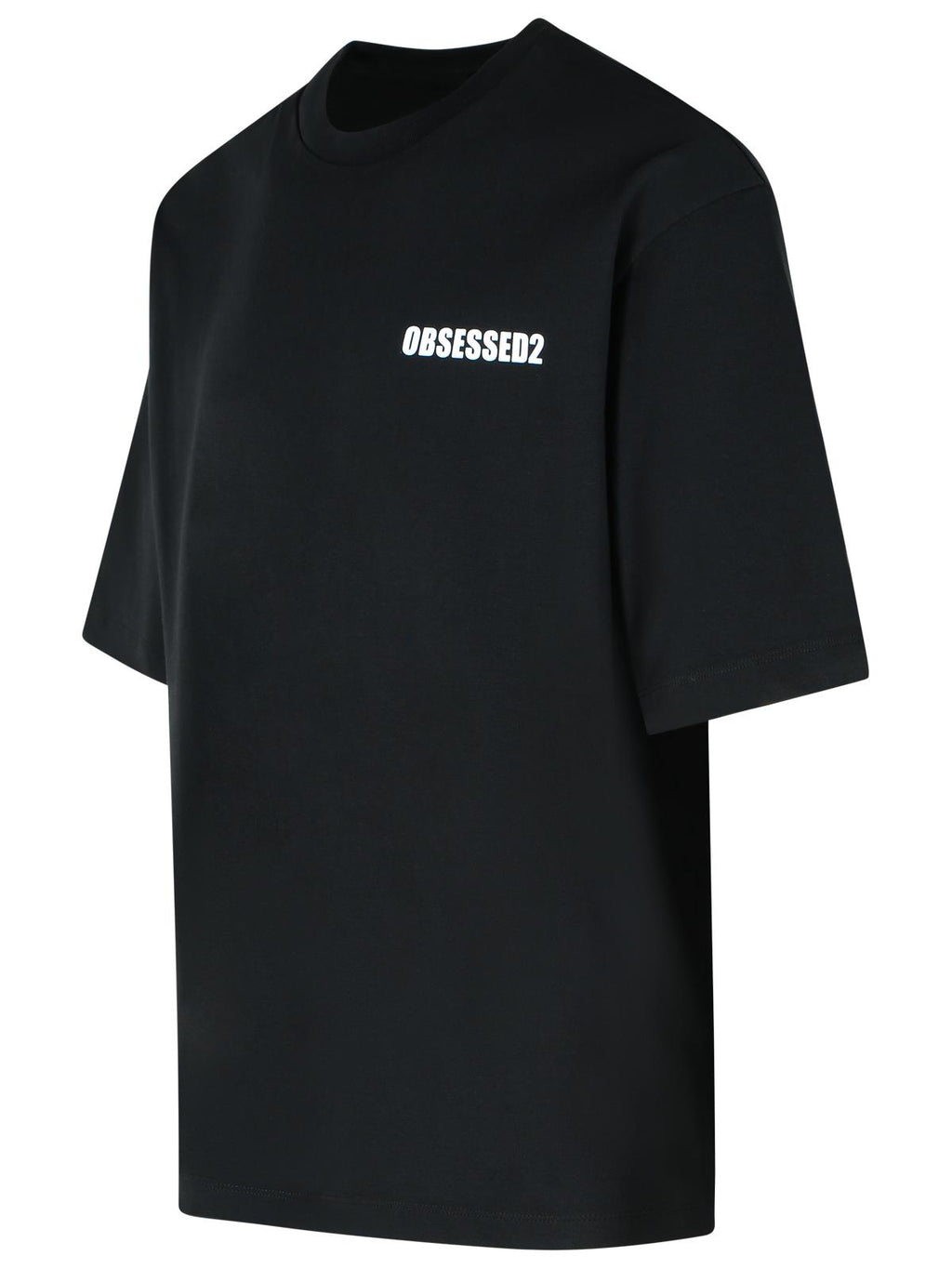Dsquared2 'Obsessed' Black Cotton T-Shirt Men